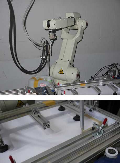 Заливочная установка с роботизированной рукой